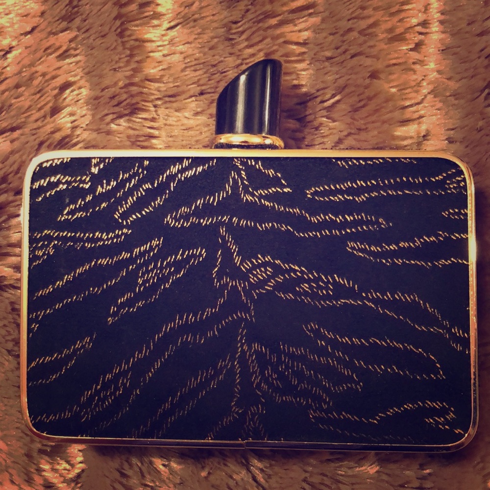 Black & Gold Evening Clutch